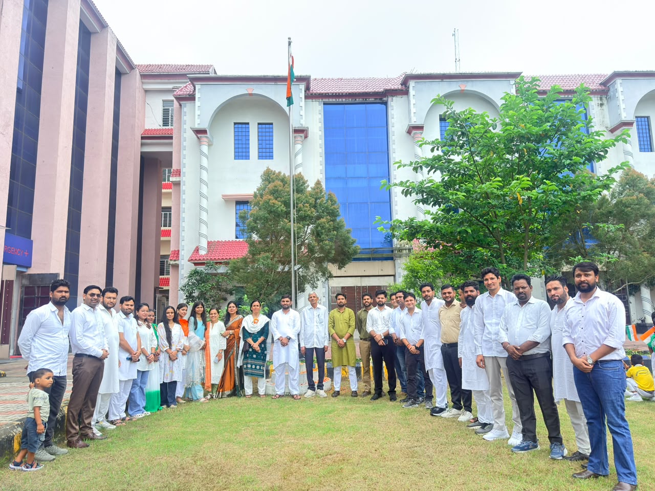 College community gathered for an institutional activity