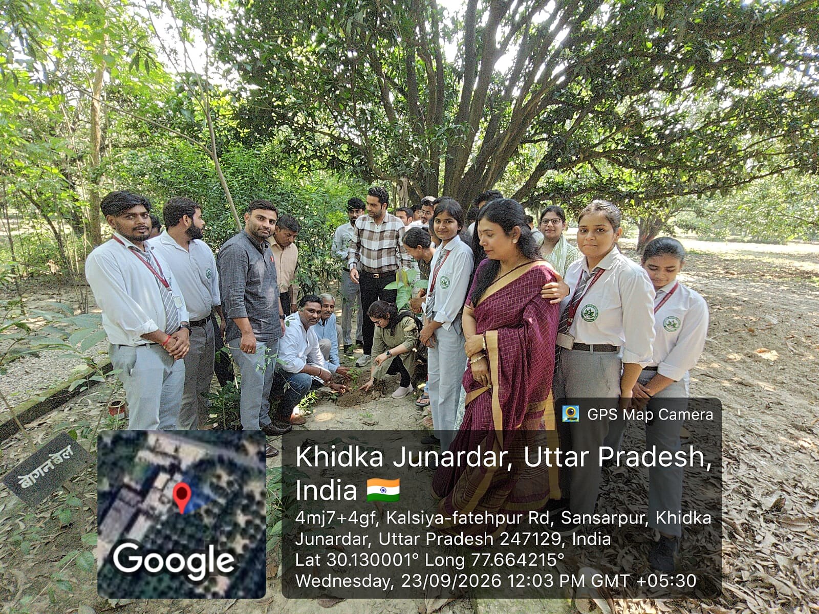 Medicinal plantation activity during 11th Ayurveda Day