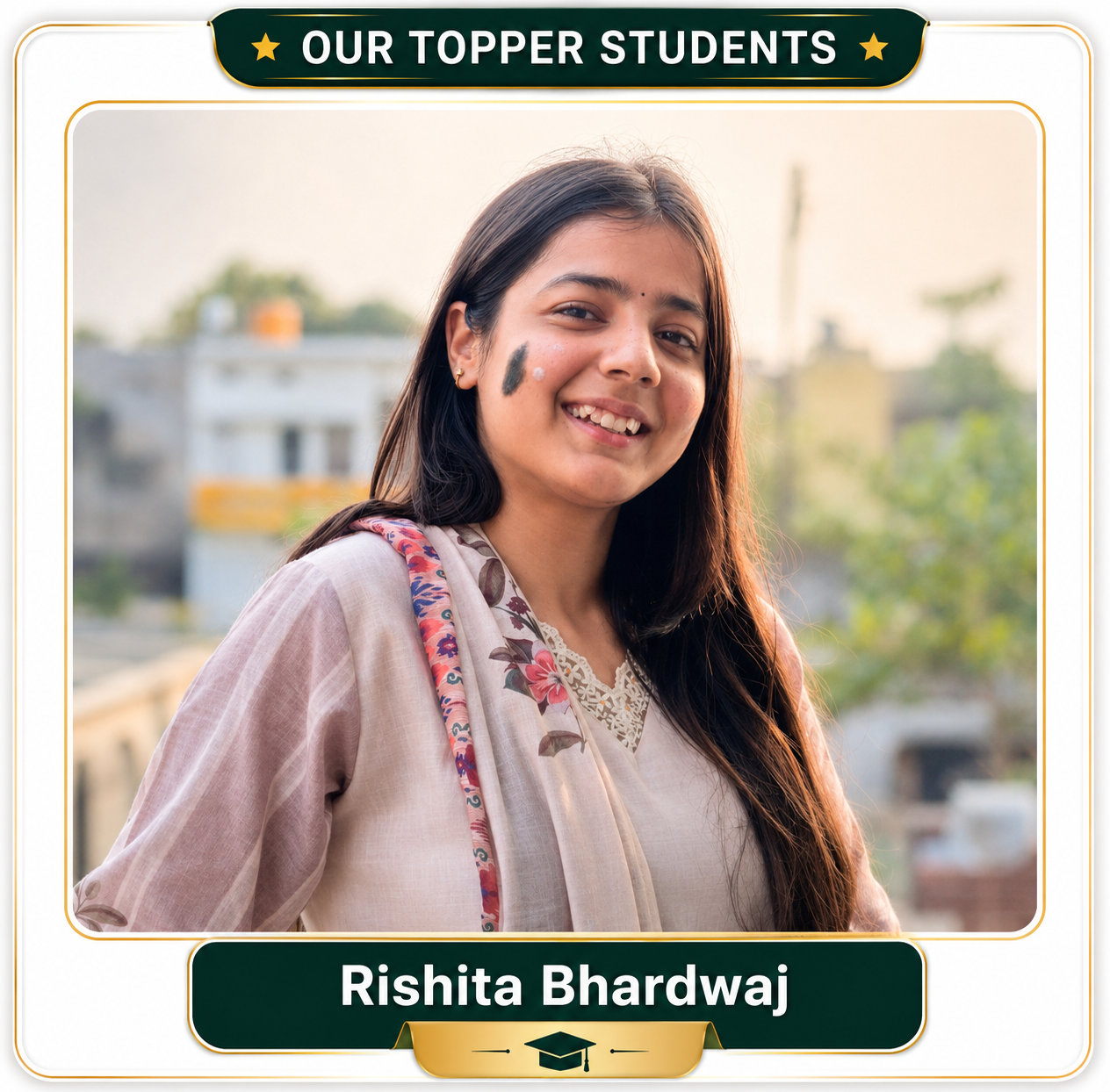 Rishita Bhardwaj - topper student